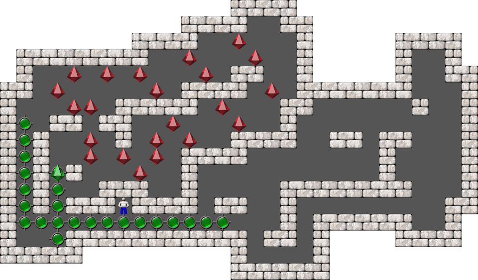 Sokoban Sasquatch 02 Arranged level 3